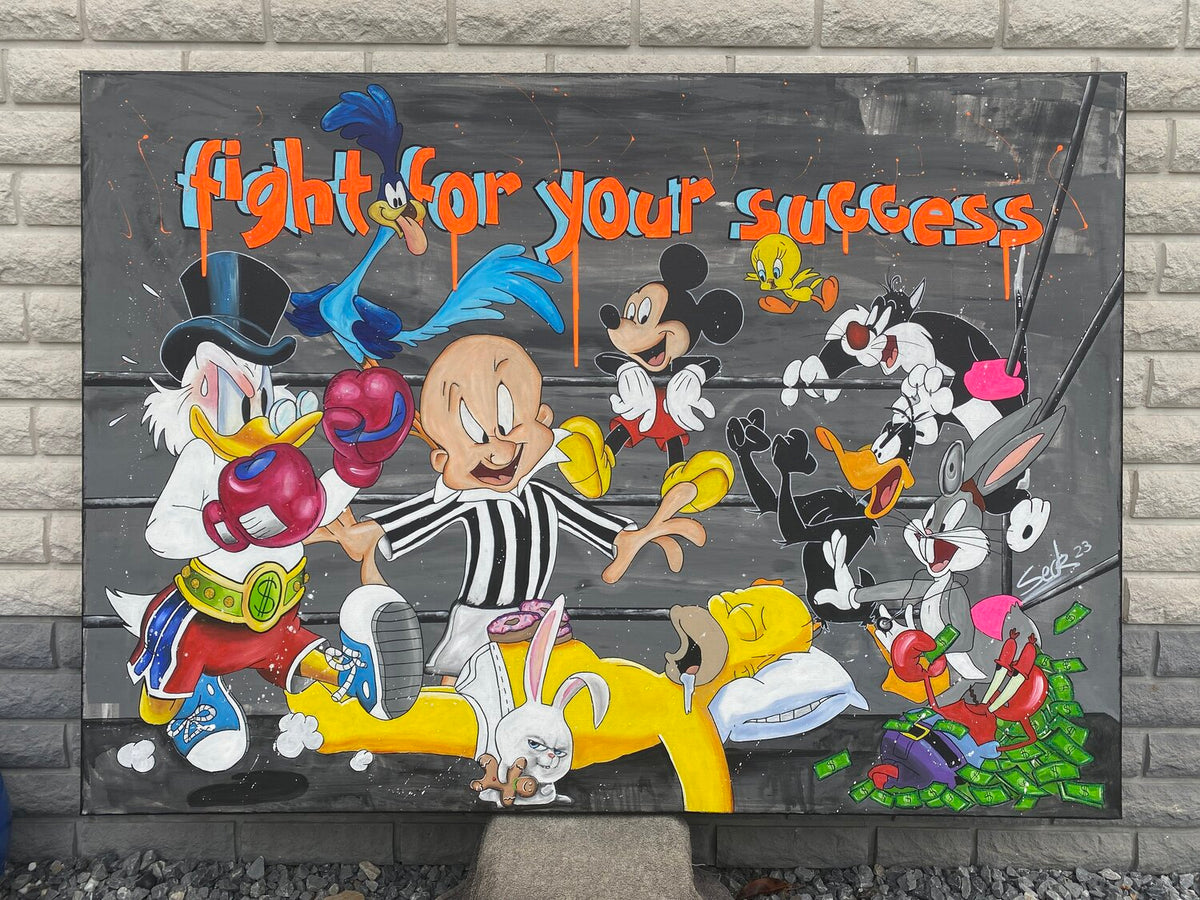 Fight for your success – Original, Detailansicht