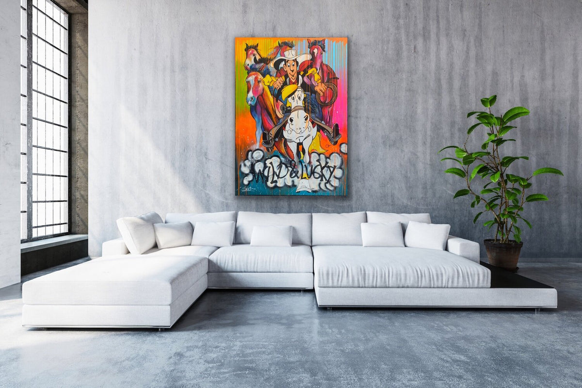 Wild and Lucky – Original im Raum