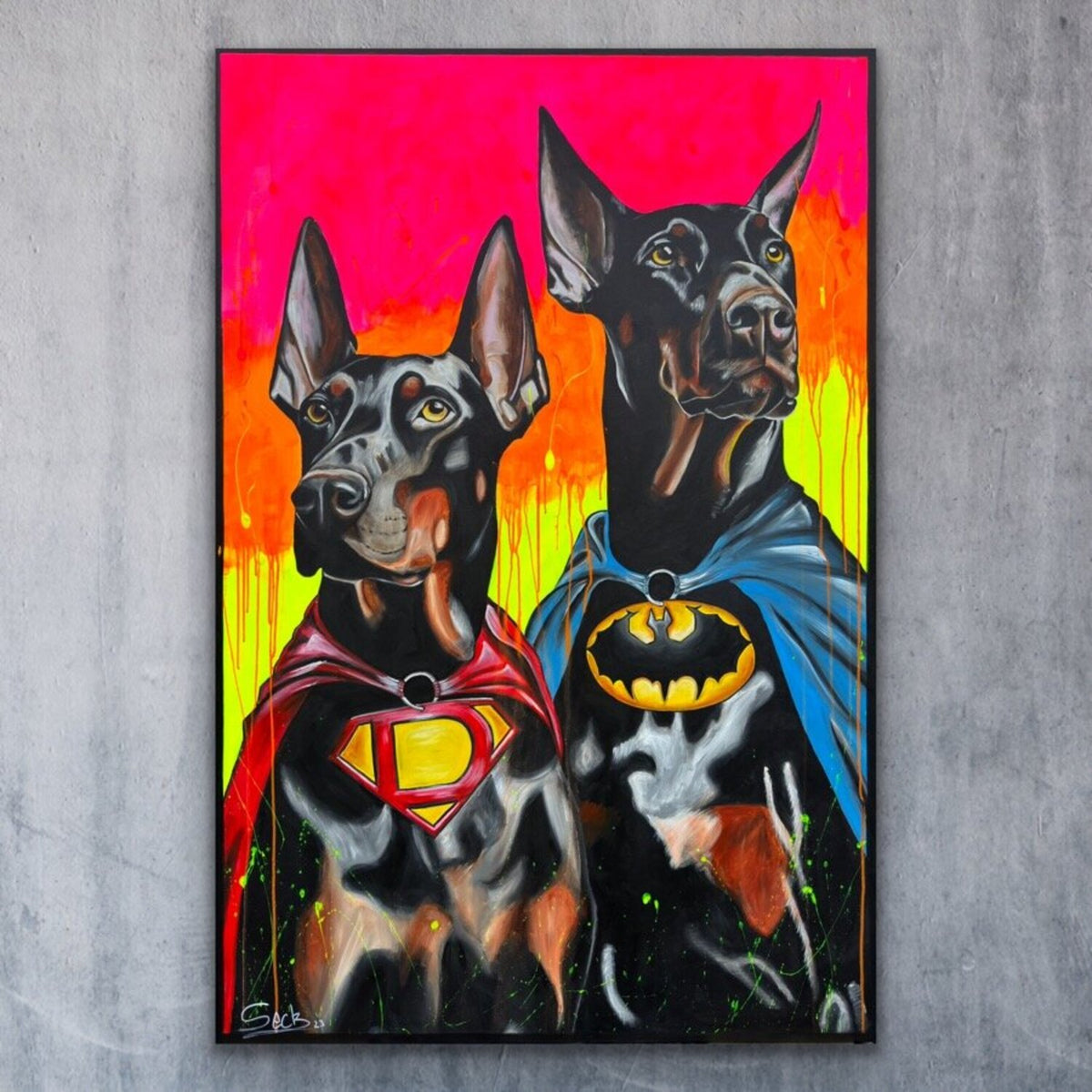 Hero Dogs – Original, Detailansicht