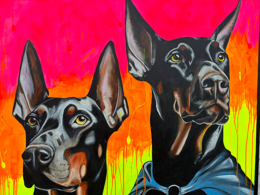 Hero Dogs – Original, Detailansicht
