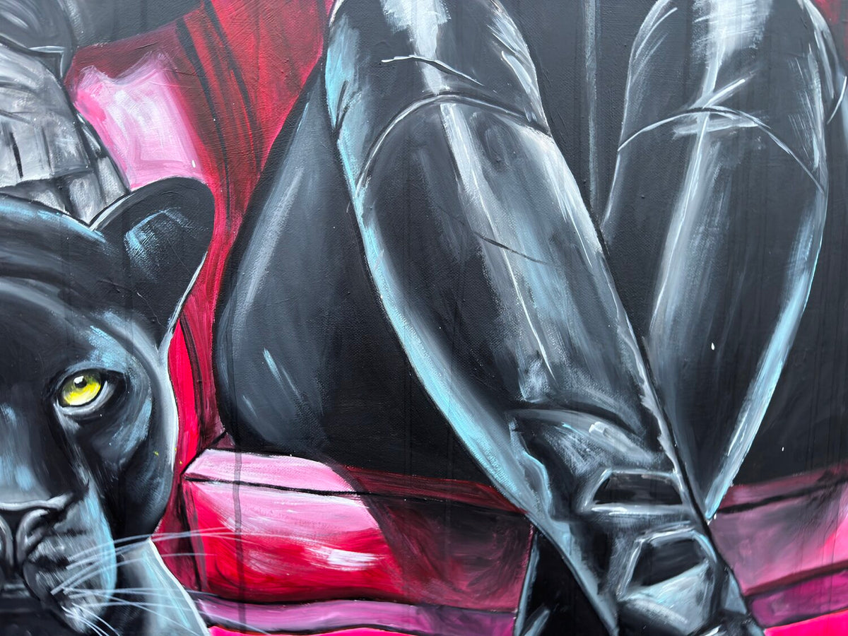 Cat Queen – Original, Detailansicht
