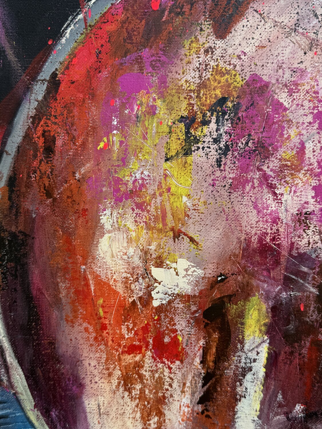 Warrior Inside – Original, Detailansicht