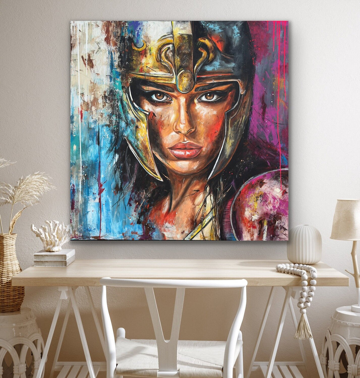 Warrior Inside – Original, Detailansicht