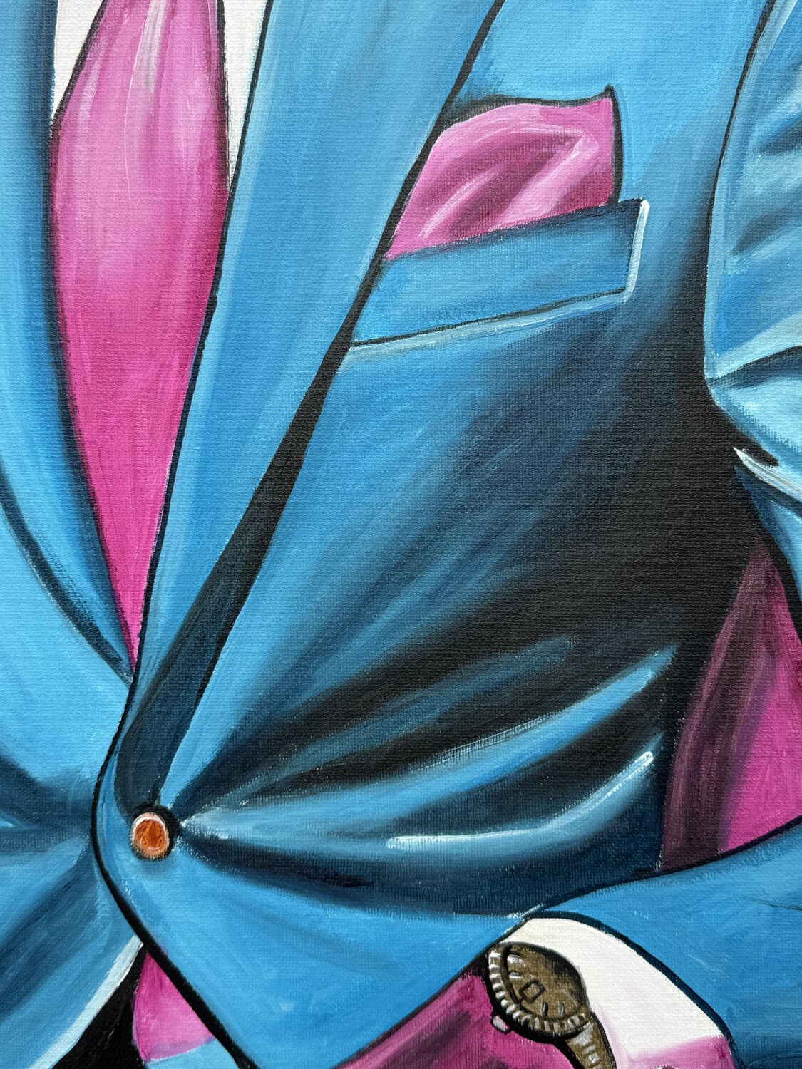Paulchen first – Original, Detailansicht