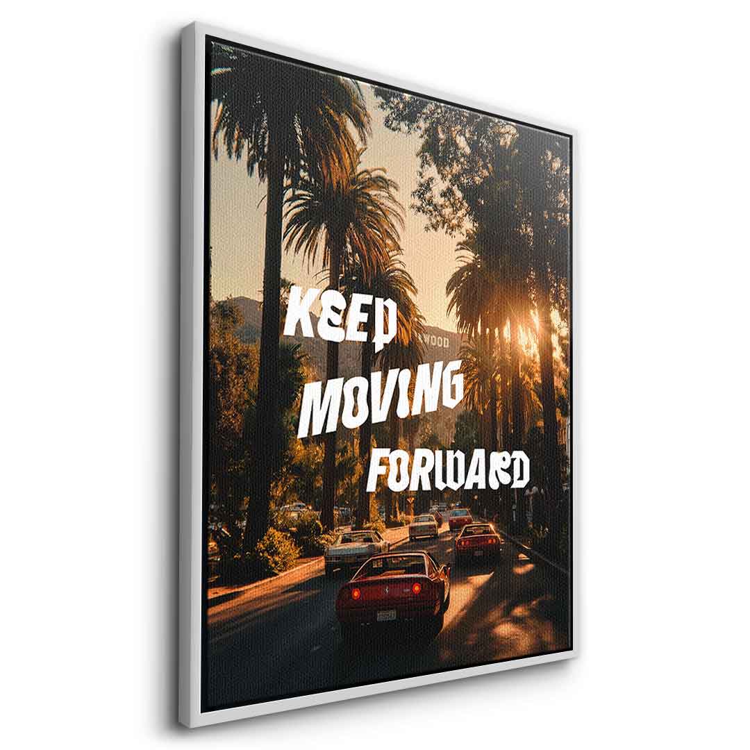 Keep moving forward Leinwandbild 12