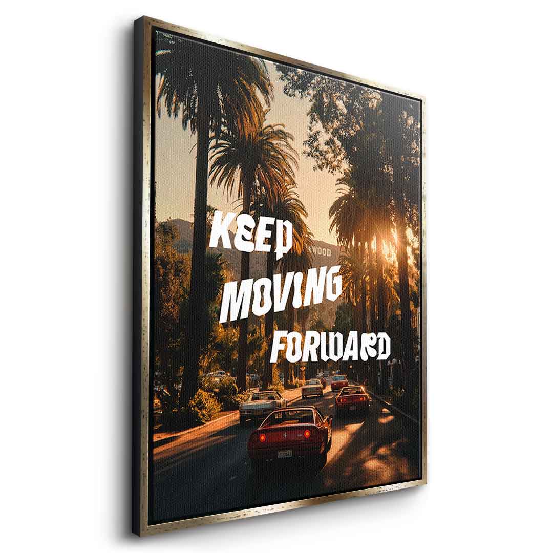 Keep moving forward Leinwandbild 14