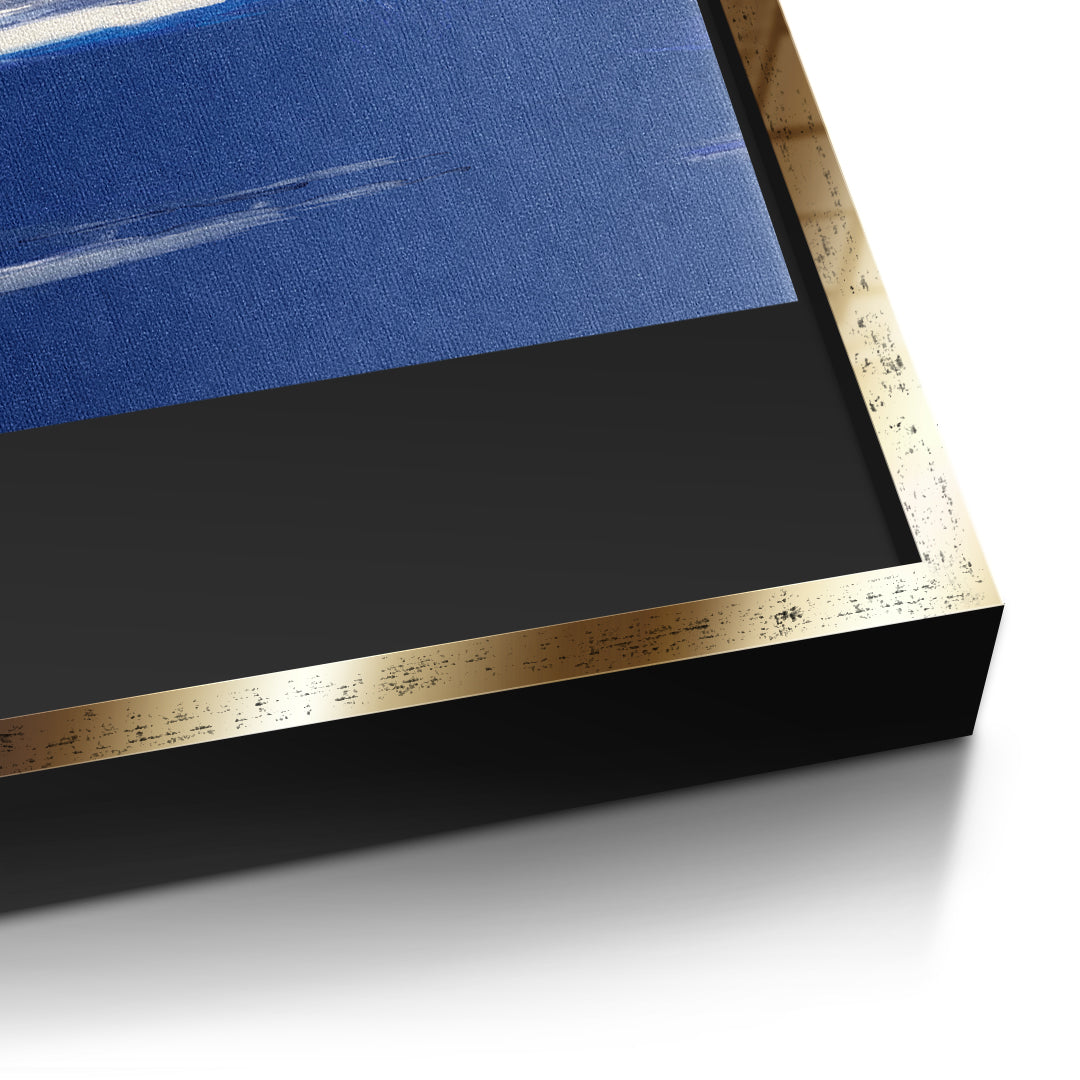 DOTCOMCANVAS As it was enough Leinwandbild Detailansicht goldener Rahmen