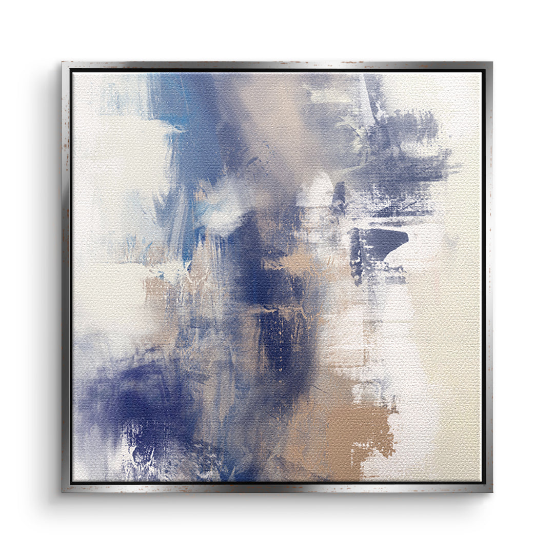 DOTCOMCANVAS A pause that breathed Leinwandbild Vorderansicht silberner Rahmen
