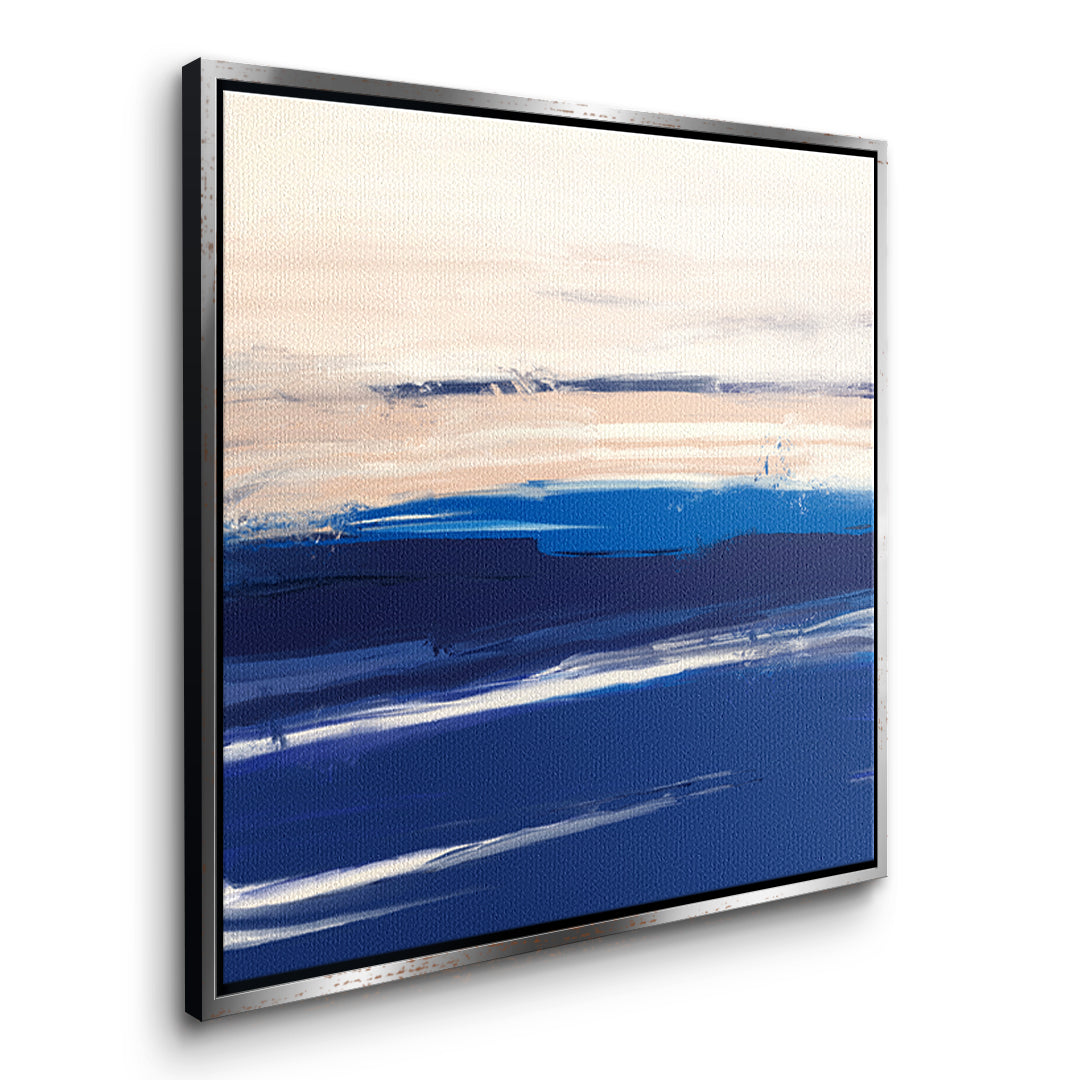 DOTCOMCANVAS As it was enough Leinwandbild Seitenansicht silberner Rahmen