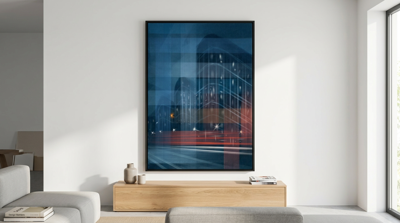 DOTCOMCANVAS 3538 Abstraction Canvas Banner