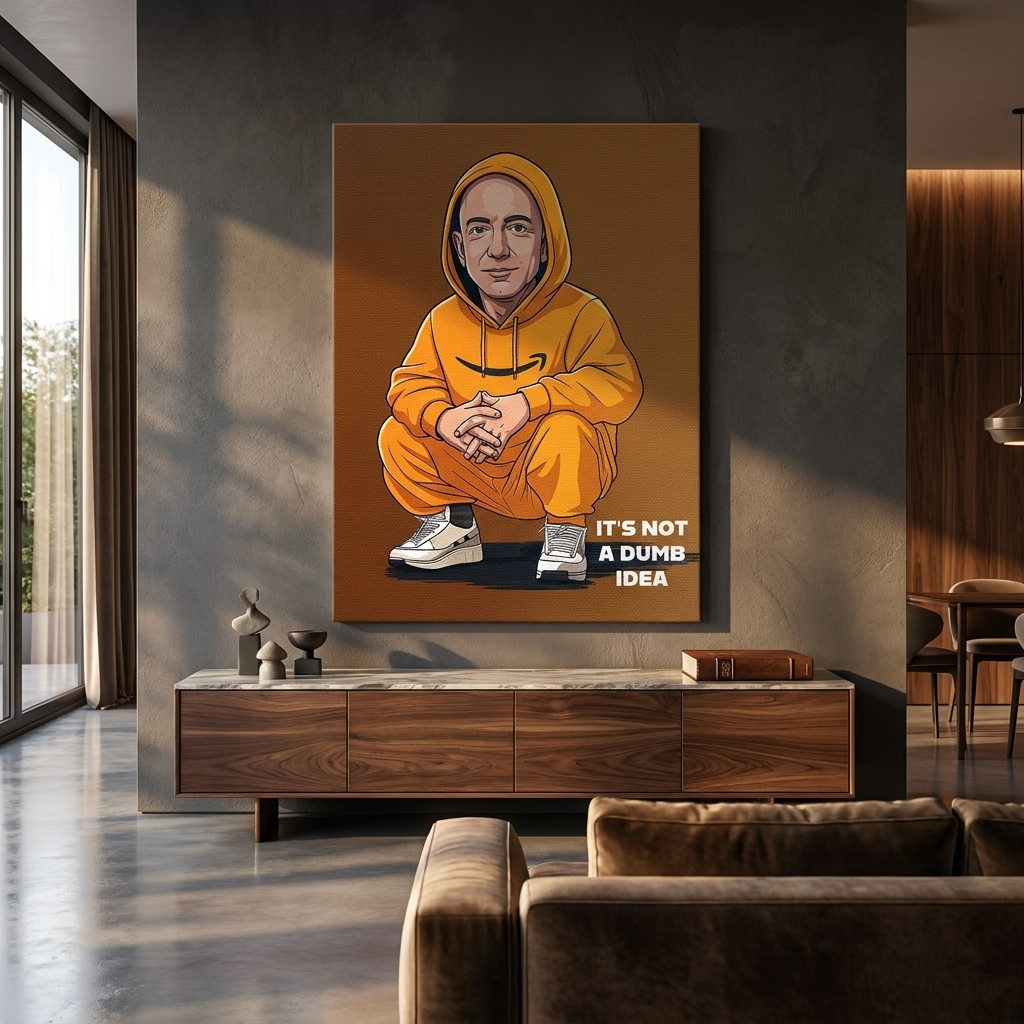 Jeff Bezos Swag Canvas Print