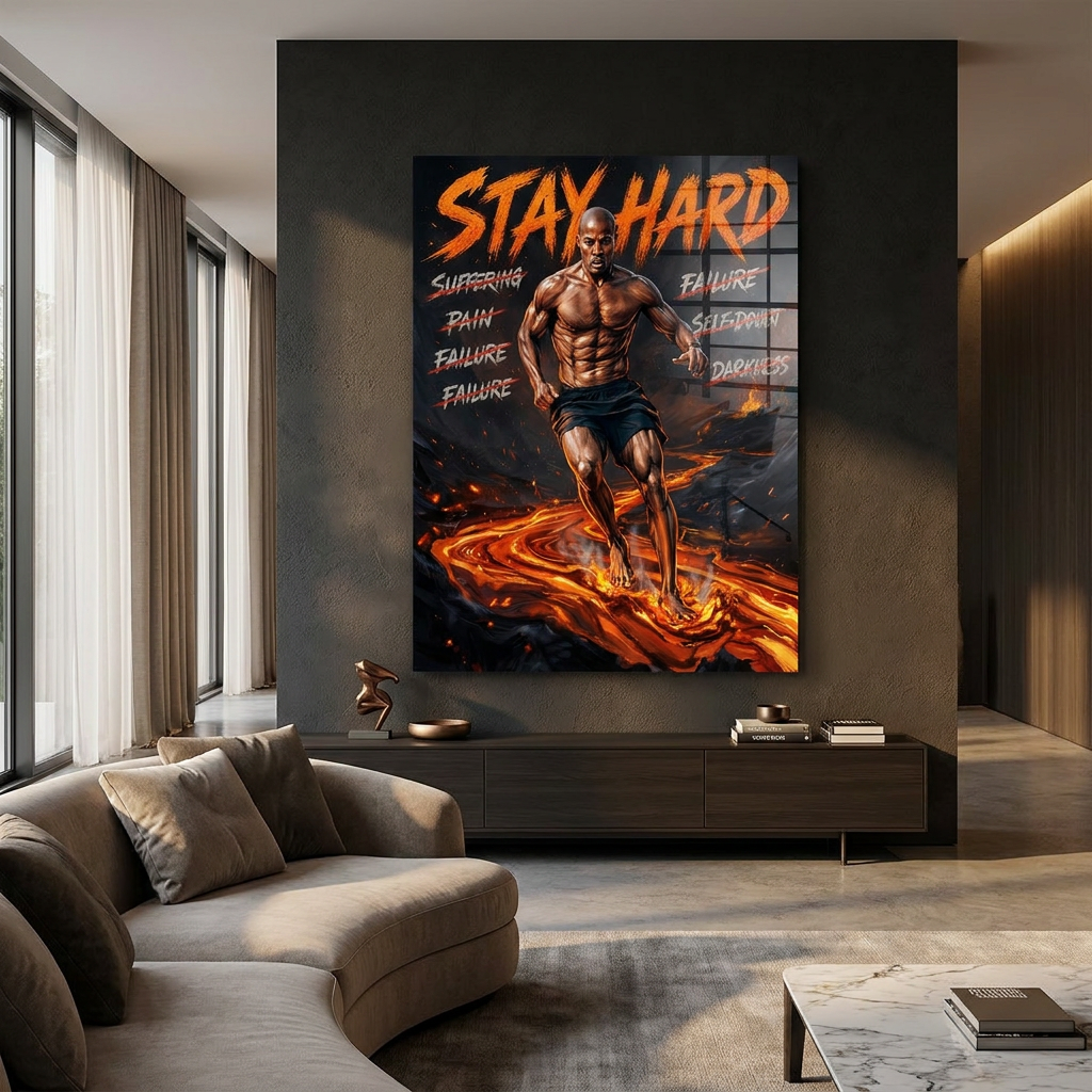 Stay Hard - Acrylic Glass