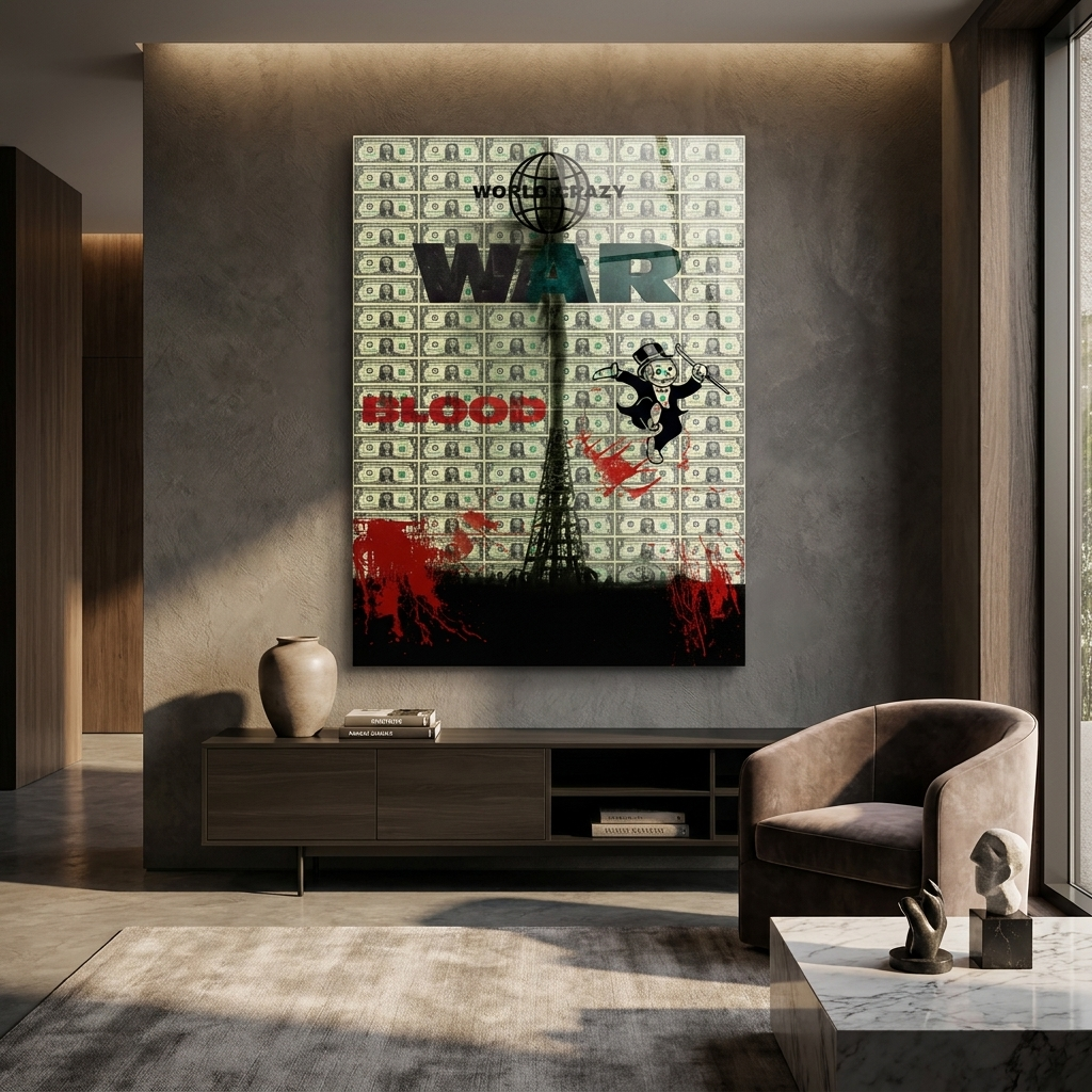 World Crazy Acrylic Glass Print