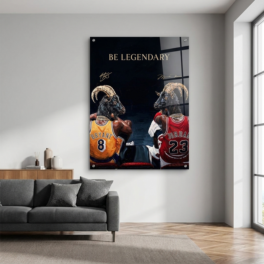 Two GOAT - Acrylglasbild Raum Mockup