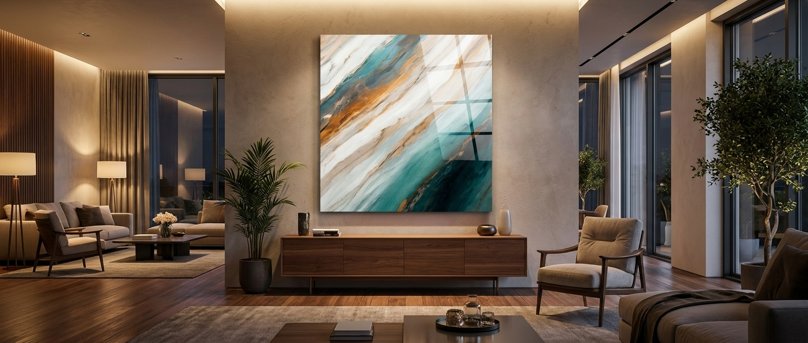 DOTCOMCANVAS Aria Acrylglas Banner