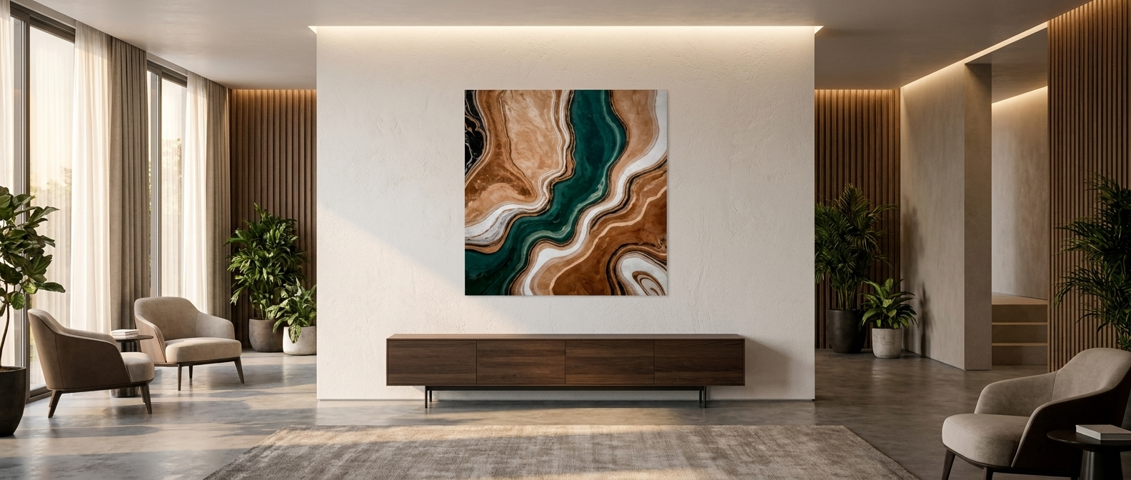 DOTCOMCANVAS Captivating Currents Poster Banner