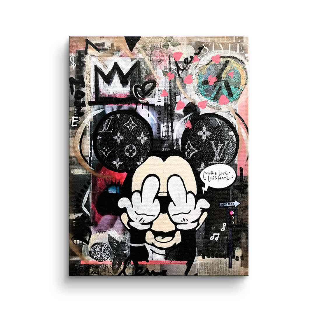 Less Hate – Kennenlern-Leinwand 30 × 20 cm