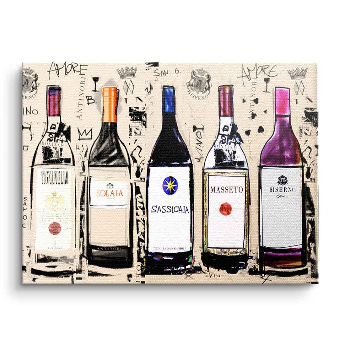 Luxury Wine Collection – Kennenlern-Leinwand 30 × 20 cm