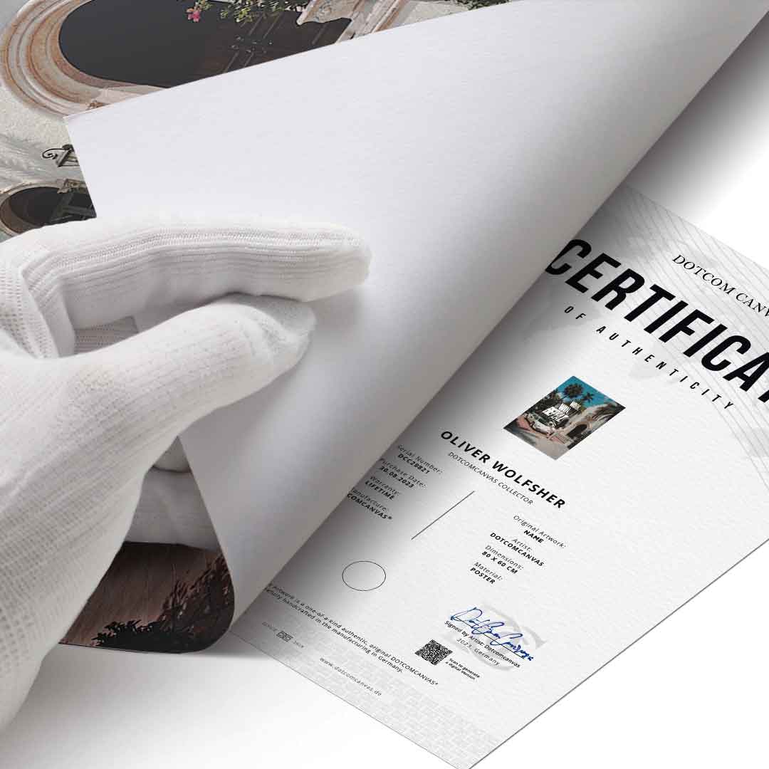 Poster Zertifikat