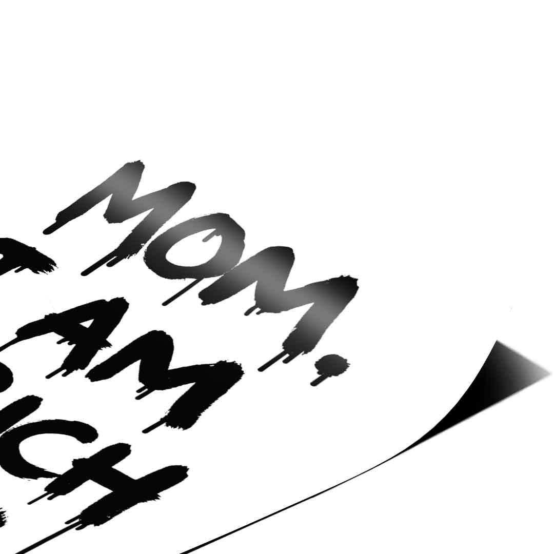 DOTCOMCANVAS Mom, I am a Rich, Man. Poster Eckdetail 2