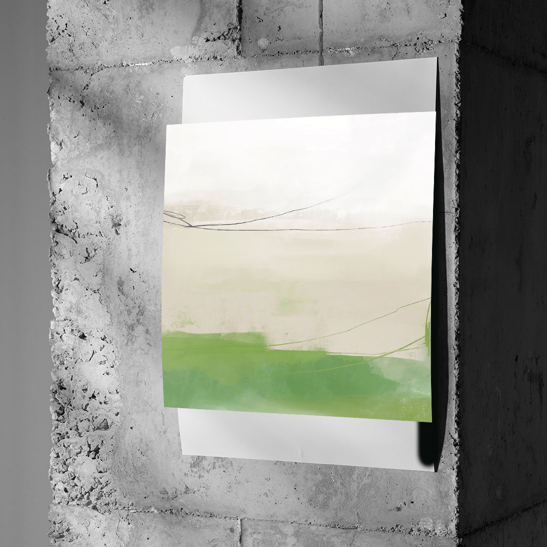DOTCOMCANVAS What stayed Poster Wandansicht