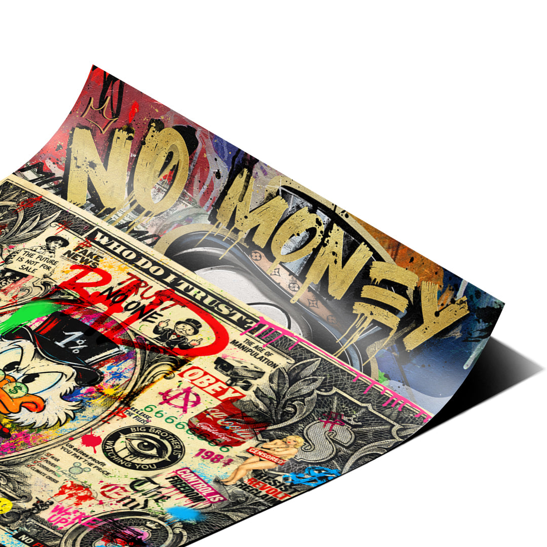 THE FUTURE IS NOT FOR SALE Poster Detail Ecke 2