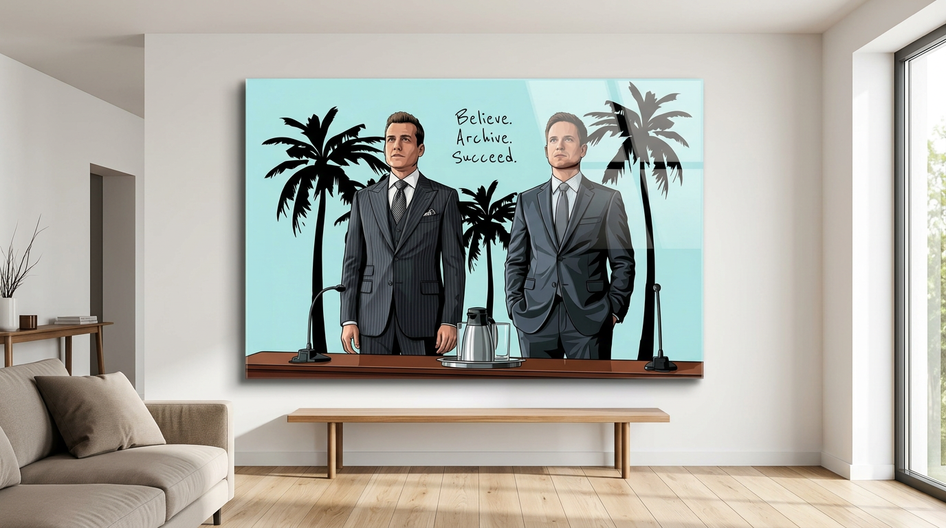 3578 Believe Achieve Succeed - Acryl Banner