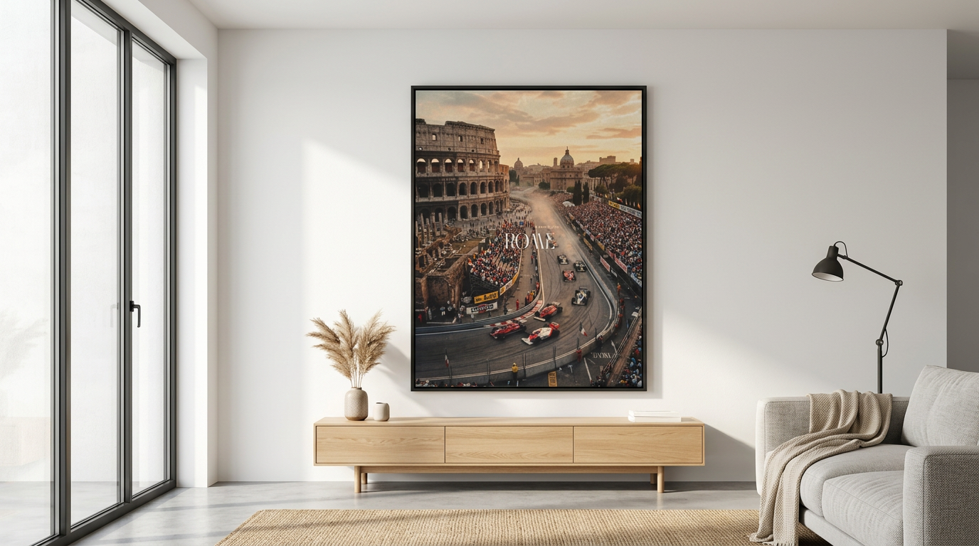 3603 Rome F1 - Canvas Banner