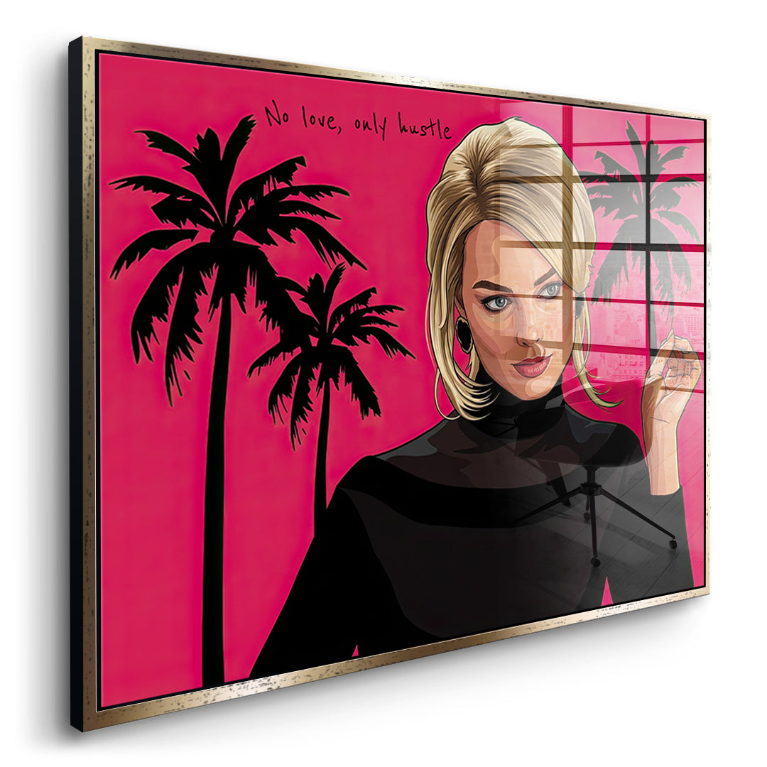 side gold frame