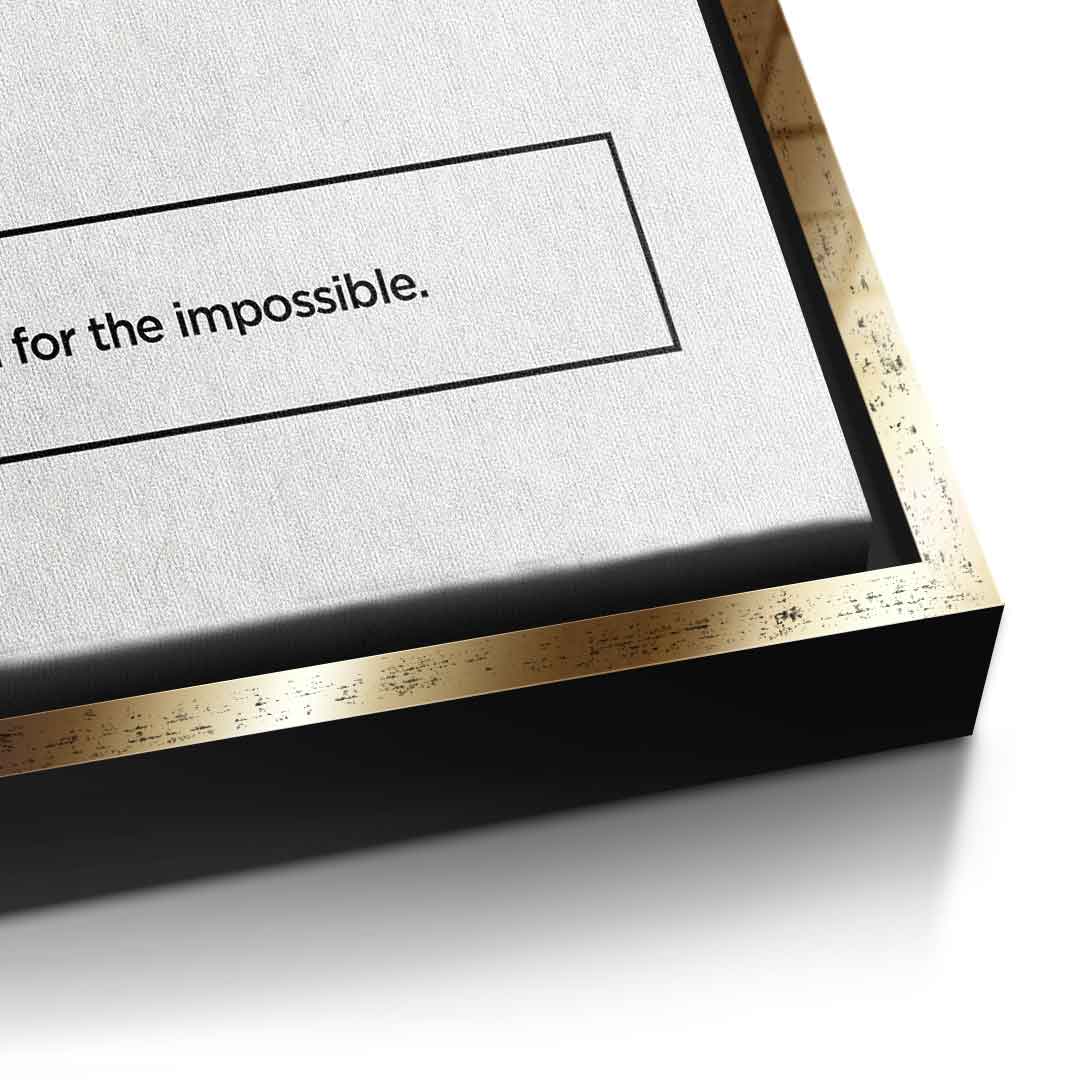 DOTCOMCANVAS® Passion (Pa) Leinwandbild Version Weiß – Detailansicht