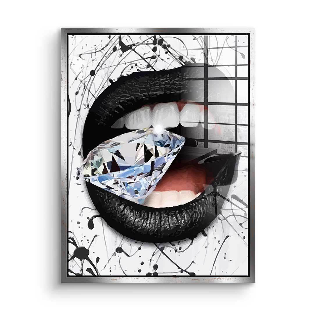 Diamond Mouth - Acrylglas