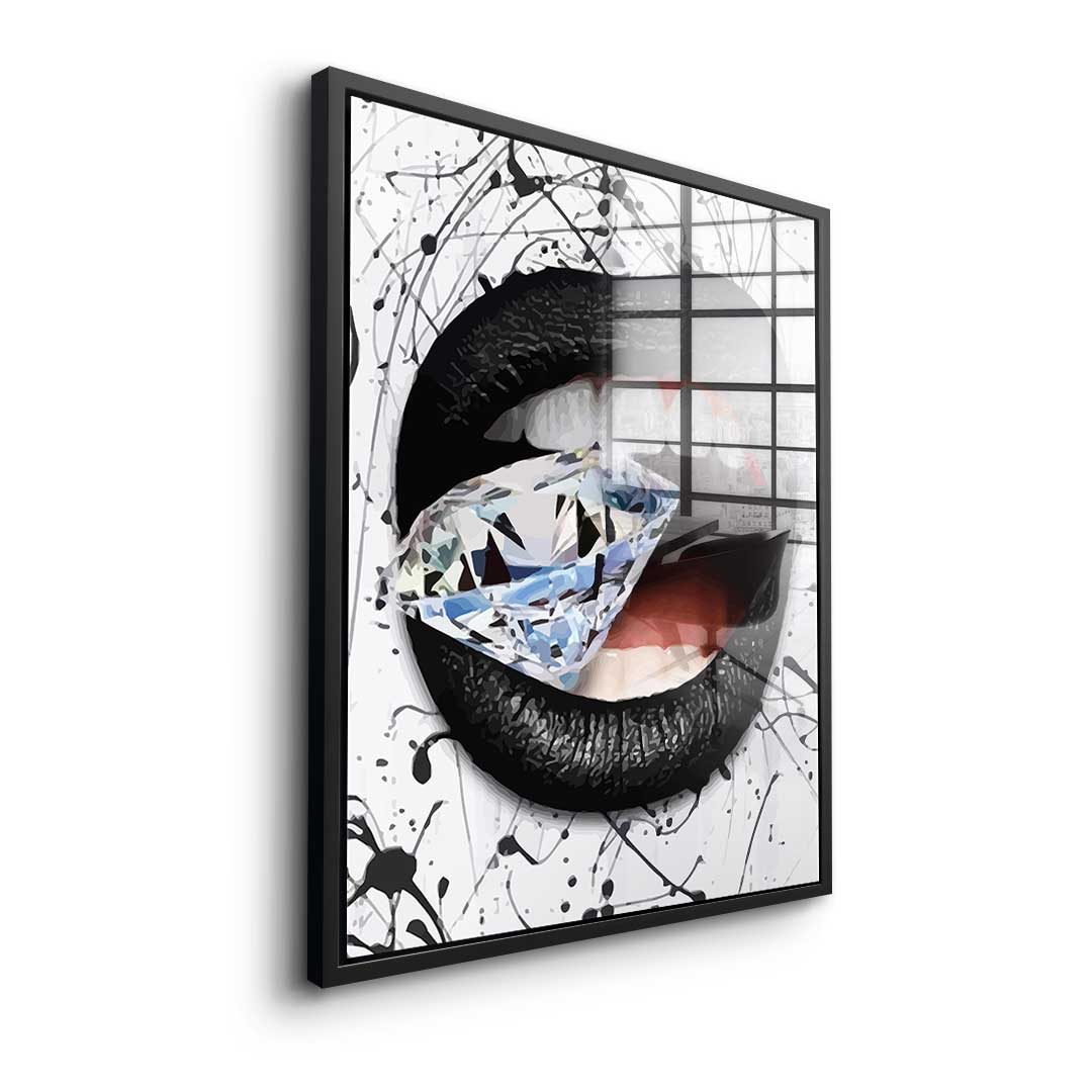 Diamond Mouth - Acrylglas