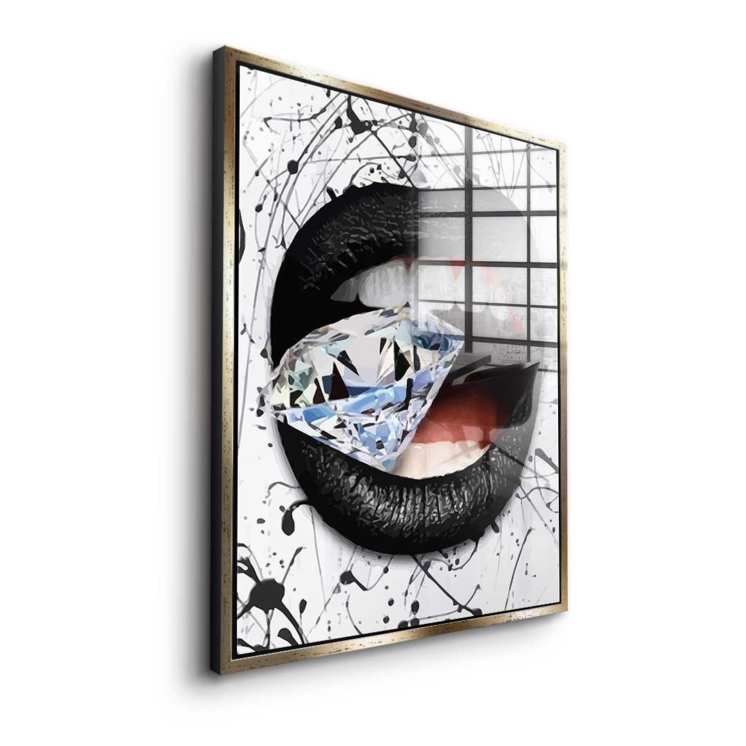 Diamond Mouth - Acrylglas