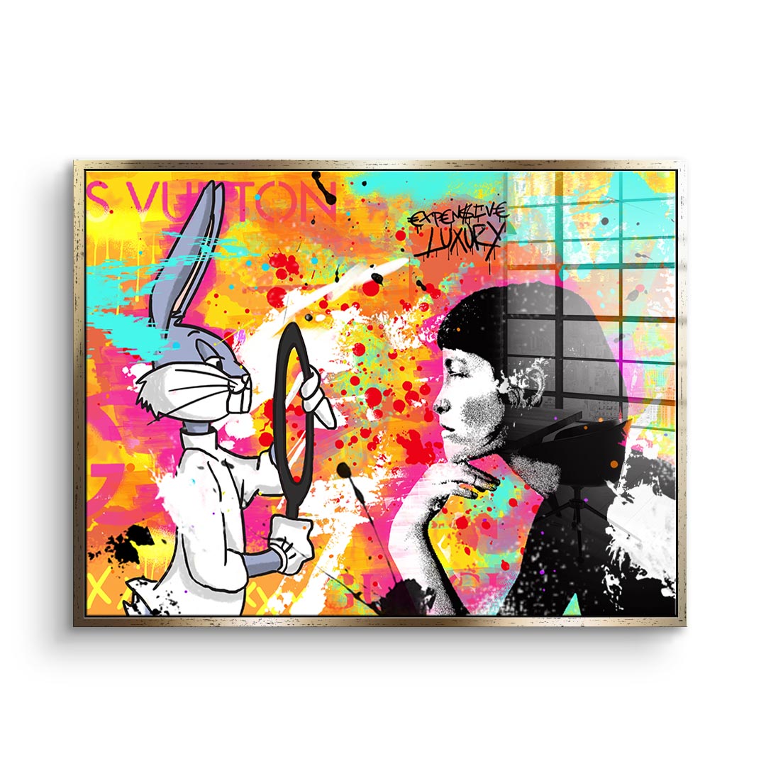 Beauty Bunny - Acrylglas