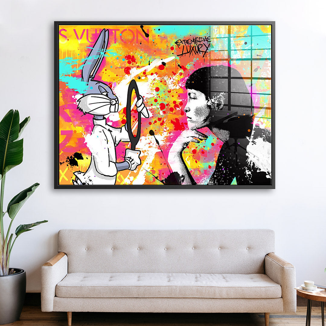 Beauty Bunny - Acrylglas
