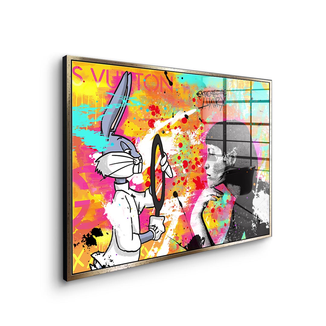 Beauty Bunny - Acrylglas