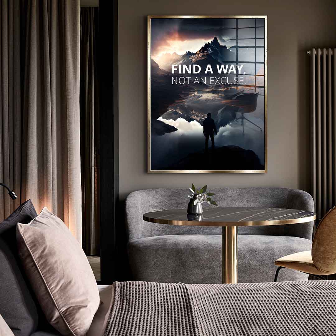 Find a way - Acrylglas