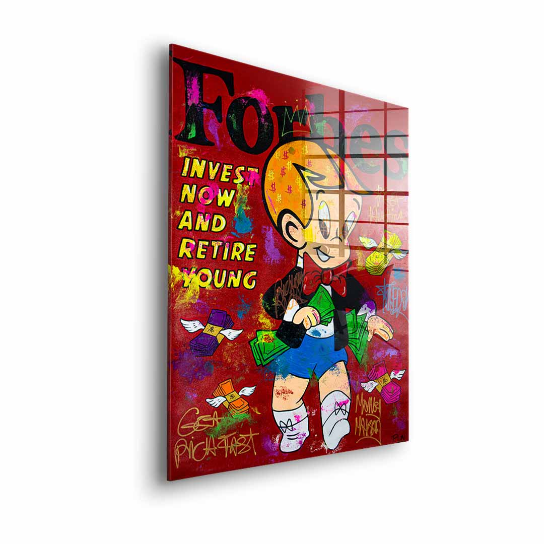 Retire young - Acrylglas