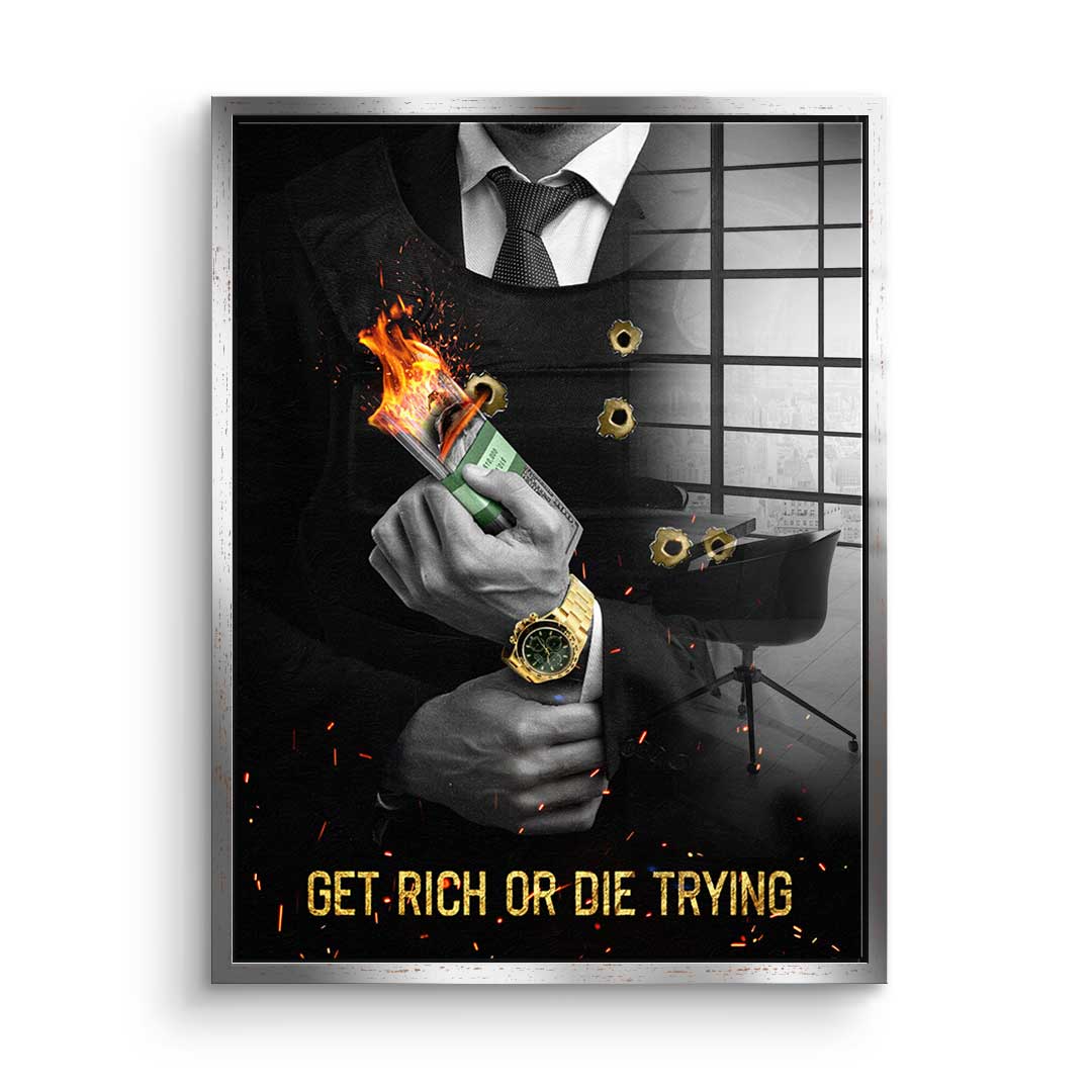 Get Rich - Acrylic glass