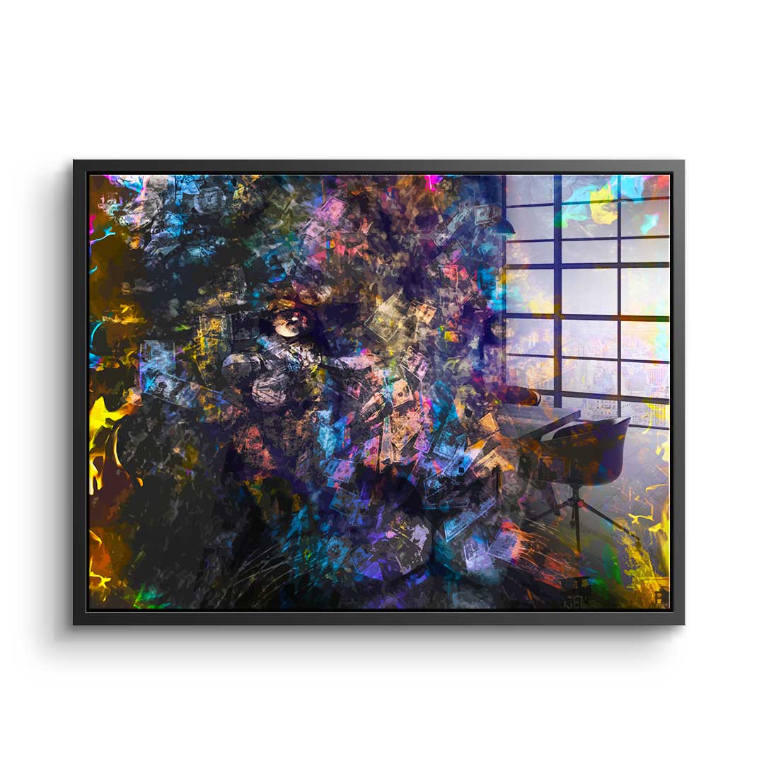 König des Geldes - Acrylglas