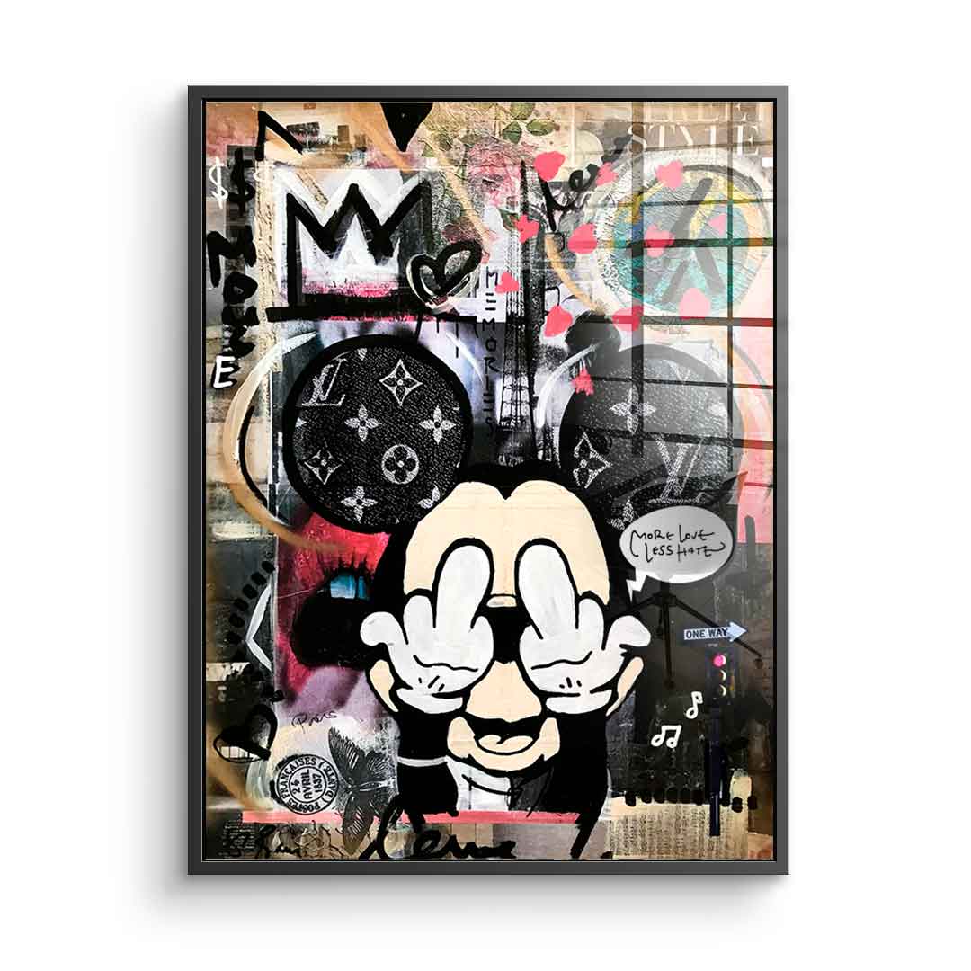Less Hate - Acrylglas