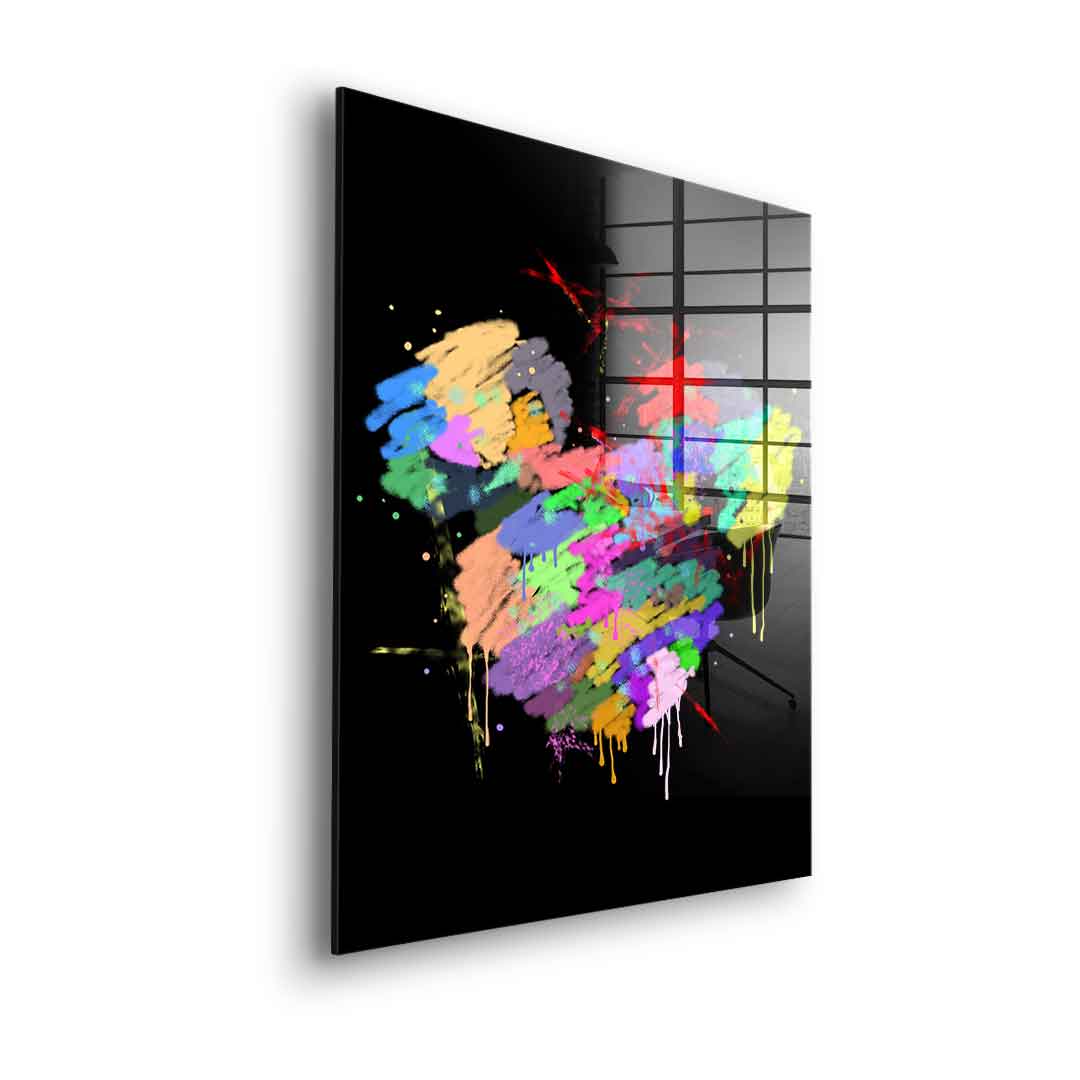Mickey Head Spray - Acrylglas