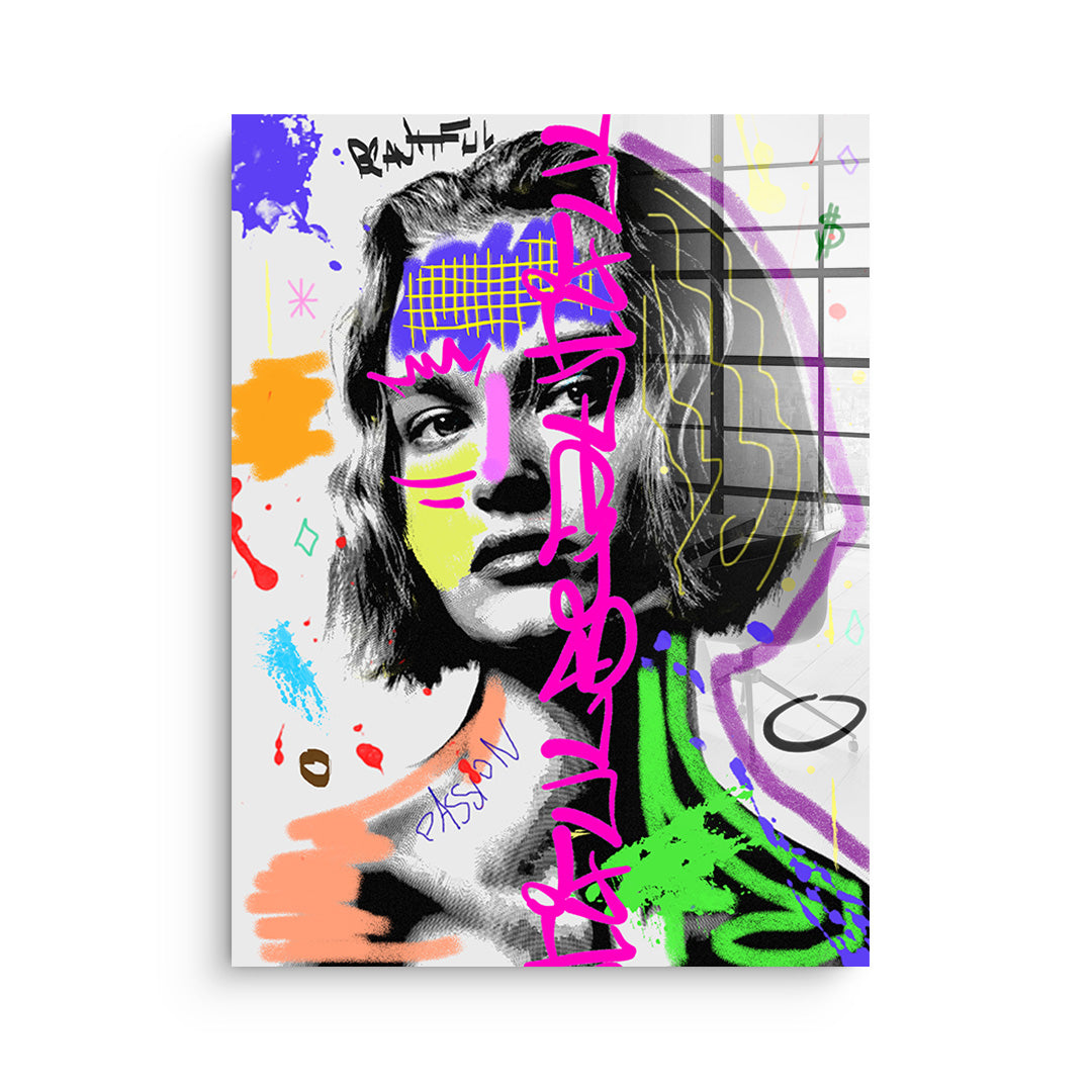 Lady Power - Acrylglas