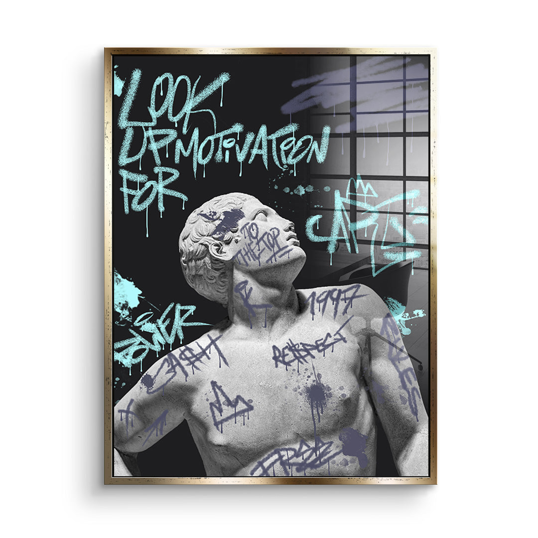 Look Up For Motivation - Acrylglas
