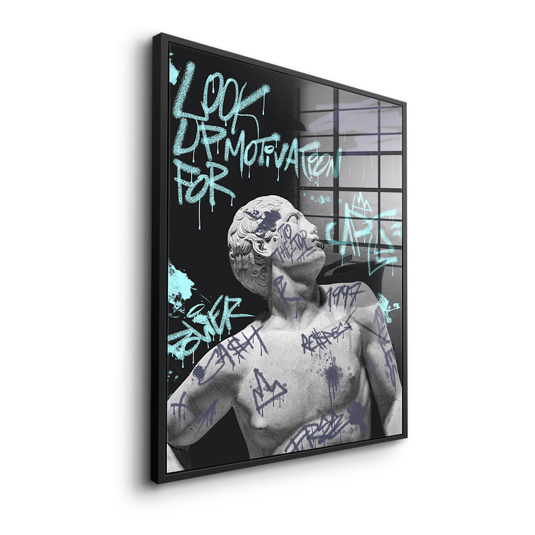 Look Up For Motivation - Acrylglas
