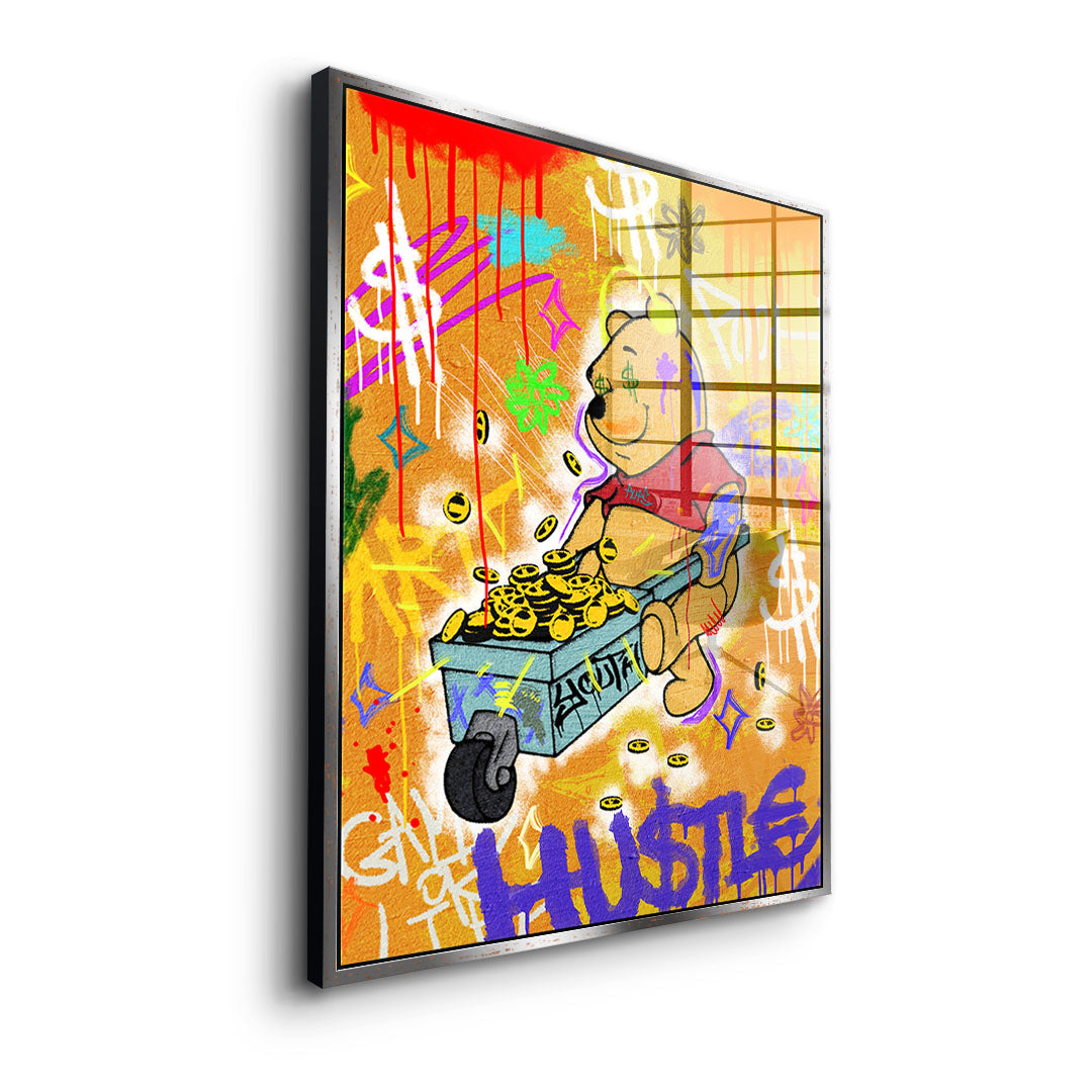 HU$TLE BEAR - Acrylglas
