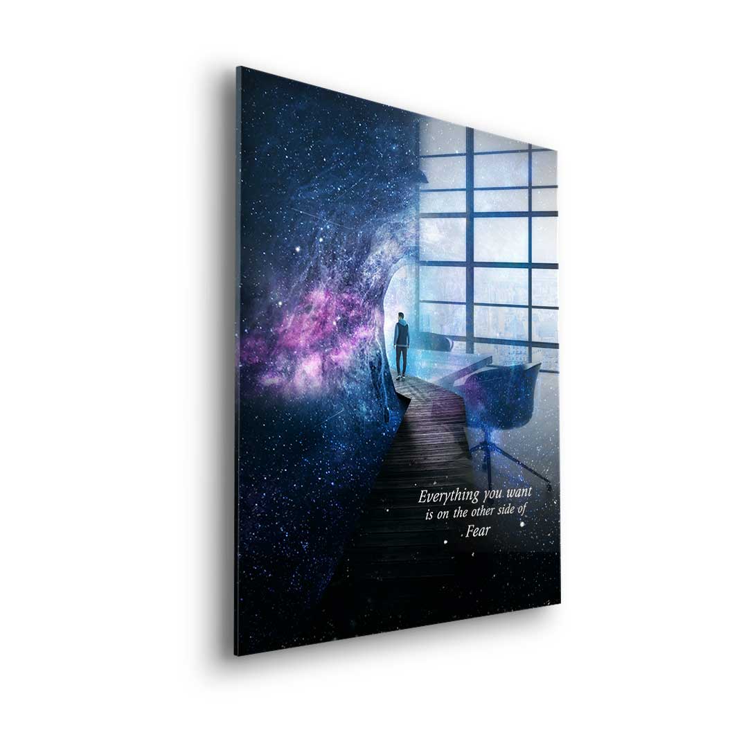 Everything You Want vs. Everything You Fear - Acrylglas