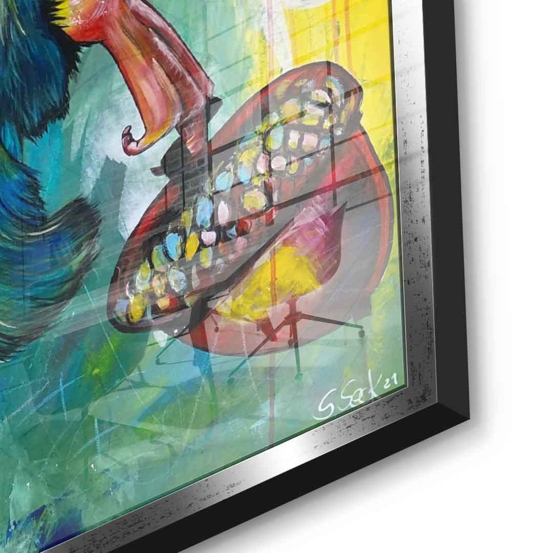 No Risk No Nut - Acrylic glass