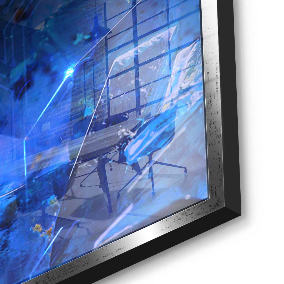 Matrix Bitcoin - Acrylglas