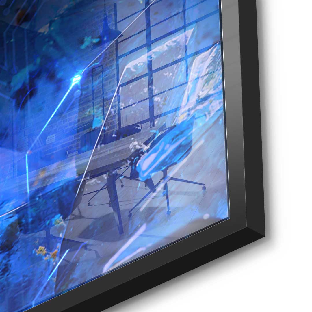Matrix Bitcoin - Acrylglas